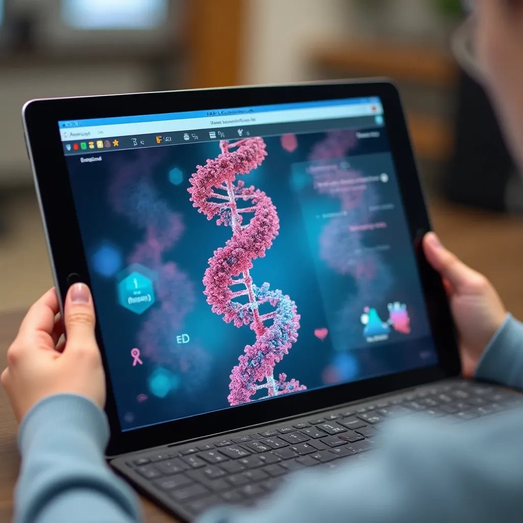 STEM education application interface